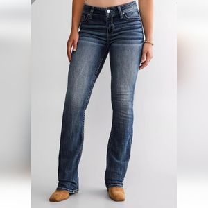 Daytrip Women's Boot Cut Jeans - Dark Blue